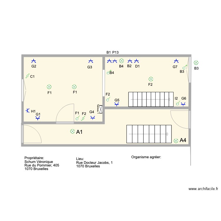 Rez Docteur Jacobs V2. Plan de 0 pièce et 0 m2