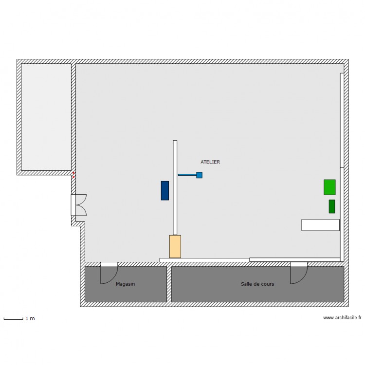 ATELIER BAC PRO. Plan de 0 pièce et 0 m2