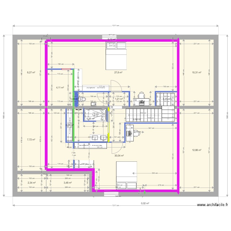 ARTHUR 2ème étage 04052021. Plan de 0 pièce et 0 m2