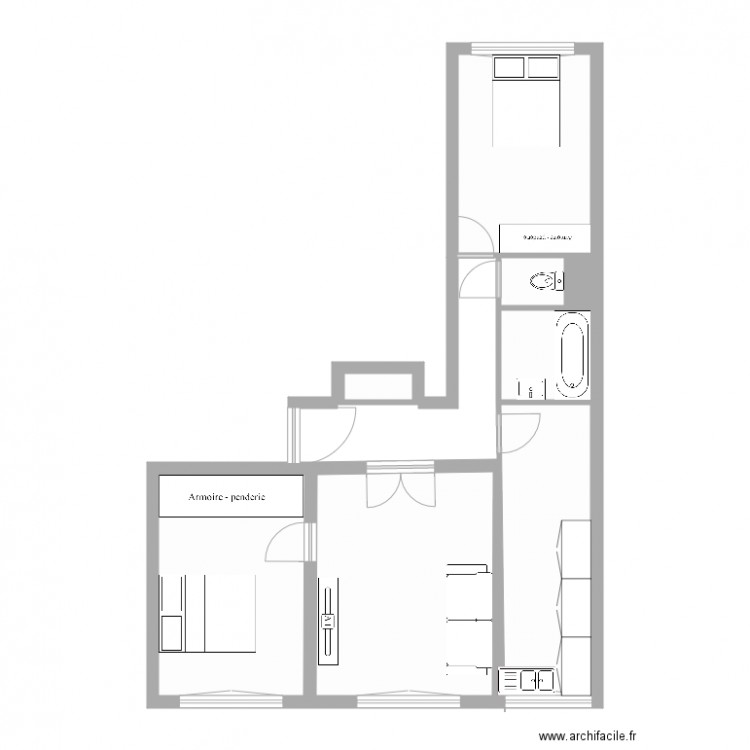 plan 56 charonne. Plan de 0 pièce et 0 m2