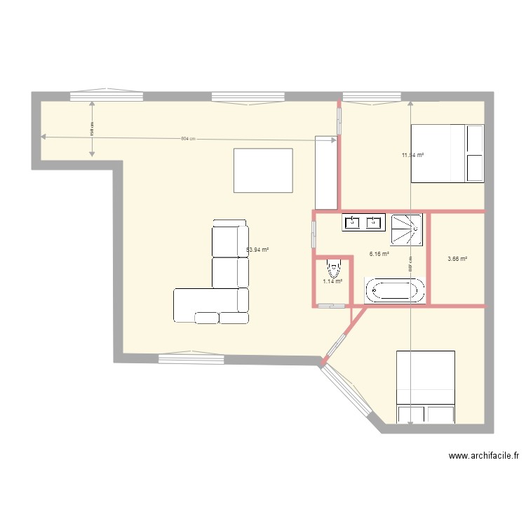 projet paris 3. Plan de 0 pièce et 0 m2