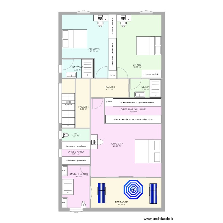 CARNOT R1 AG. Plan de 0 pièce et 0 m2
