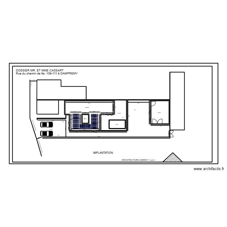 plan0001maison. Plan de 13 pièces et 560 m2