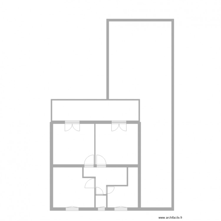 montfermeil etage. Plan de 8 pièces et 119 m2