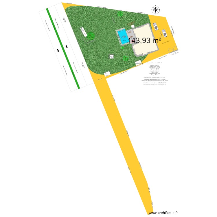 Pleine Terre après Travaux. Plan de 0 pièce et 0 m2