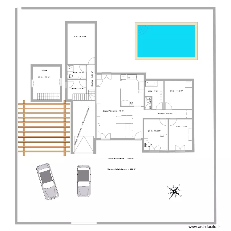 maison cugnaux s g 2. Plan de 