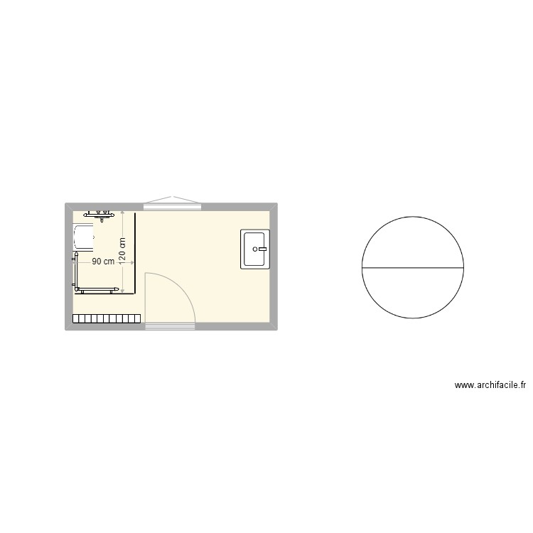 MEURET SDB projet2. Plan de 0 pièce et 0 m2