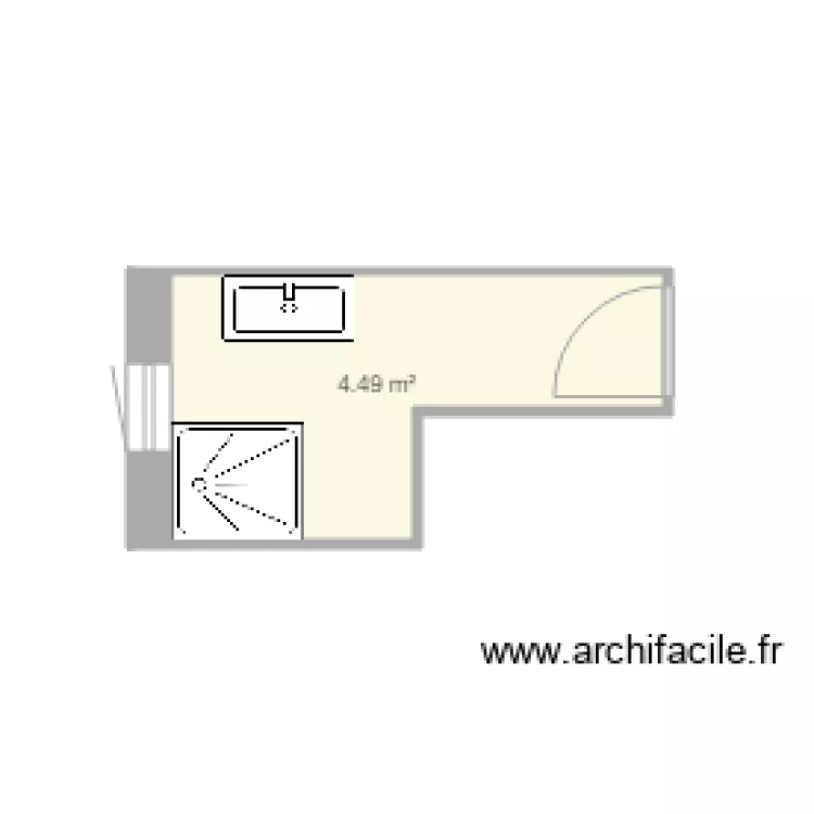 Plan Duche Apr&egrave;s Sdb. Plan de 