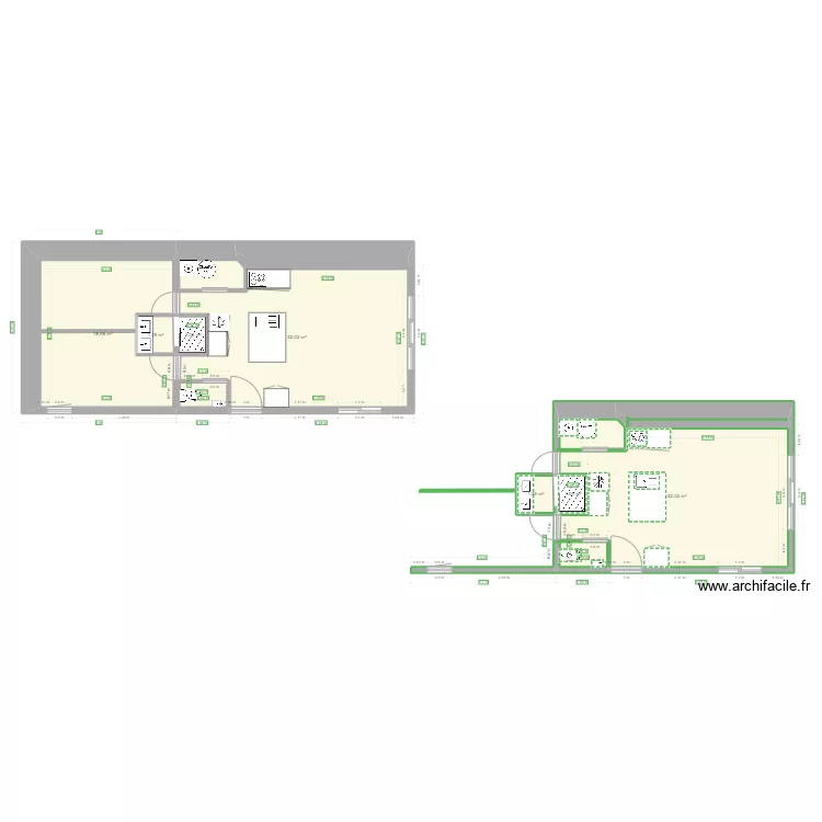 Sandrine 65 ter reseau electrique. Plan de 