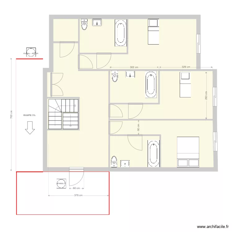 calluna chambre . Plan de 0 pièce et 0 m2
