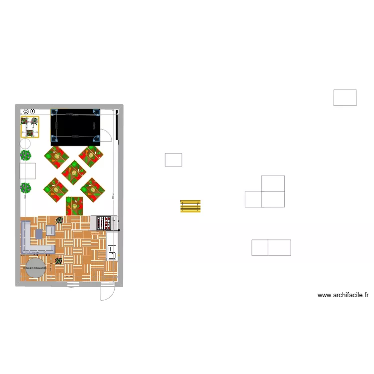 amenagement jardin v1. Plan de 