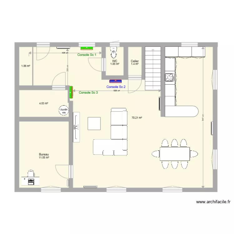 Plan Clim Console. Plan de 