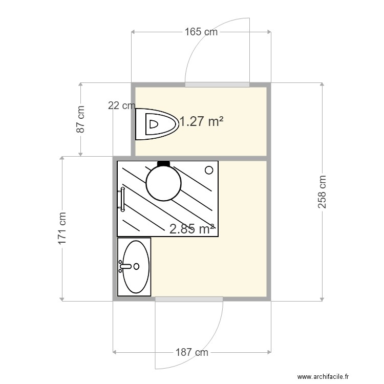 plan jaadi. Plan de 0 pièce et 0 m2