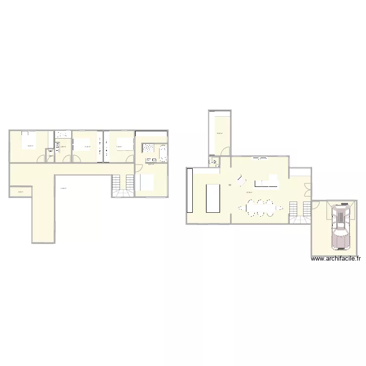 maison. Plan de 