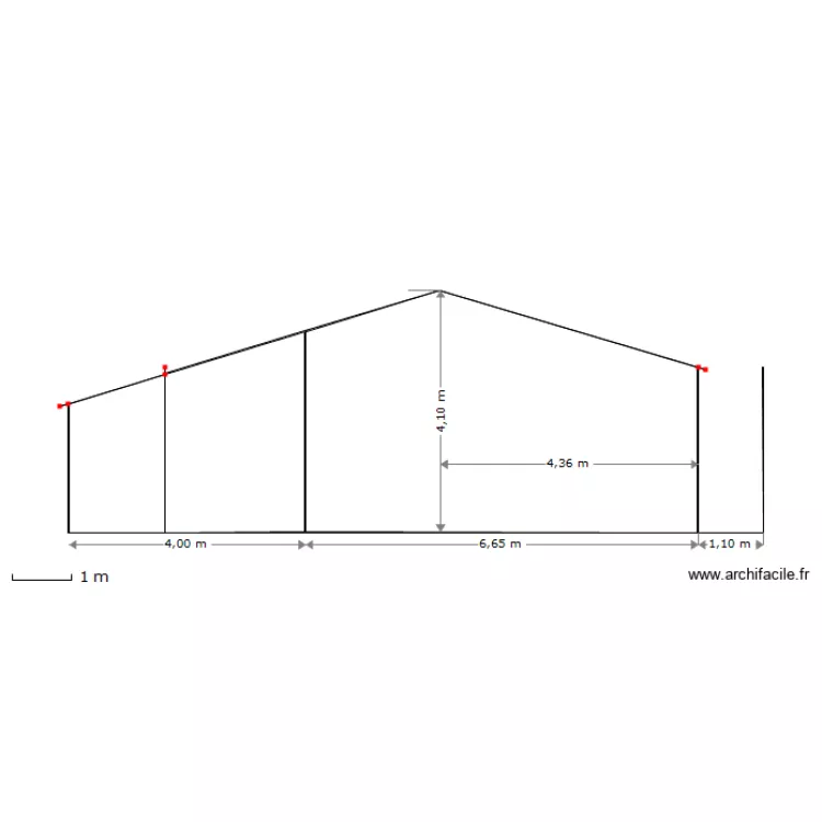 facade garage. Plan de facade garage. Plan de