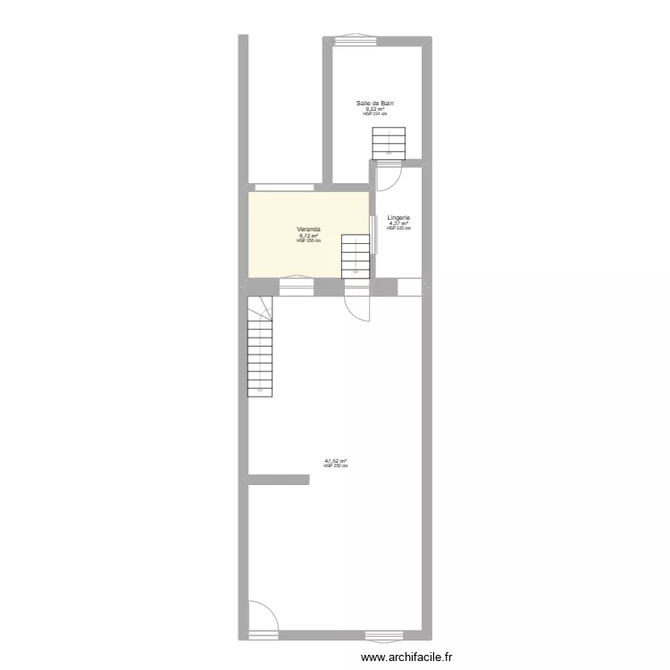 Rez de Chaussé - Vide. Plan de Rez de Chaussé - Vide. Plan de