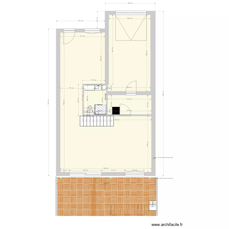 PLAN RDC SANS AMENAGEMENT. Plan de 