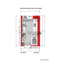 Salle de bain apr&egrave;s travaux avec meubles