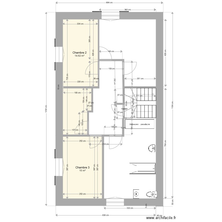 ferme 1er étage. Plan de 0 pièce et 0 m2