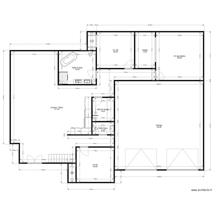 Maison 2 Option4. Plan de 0 pièce et 0 m2