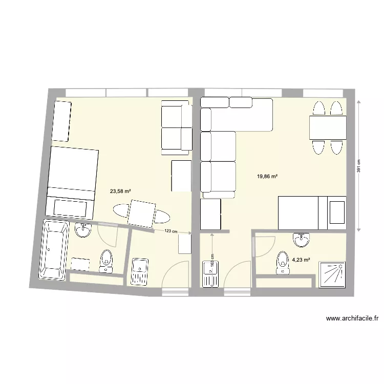 Continental 01 b. Plan de 