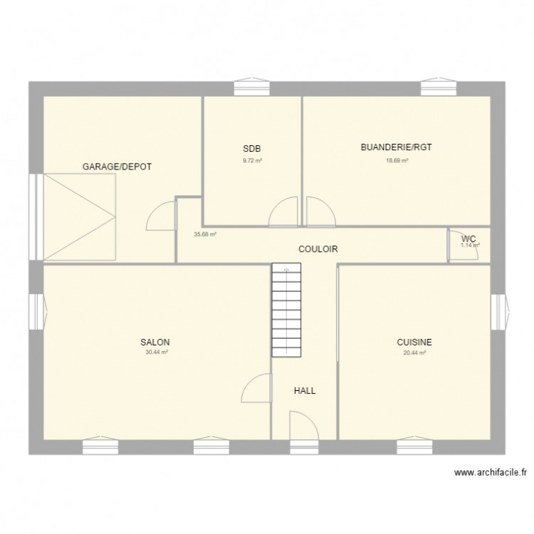 PLAN CHAUMONT. Plan de 0 pièce et 0 m2