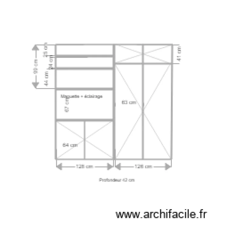 Niogret placard entr&eacute;e en 42 version 2. Plan de 