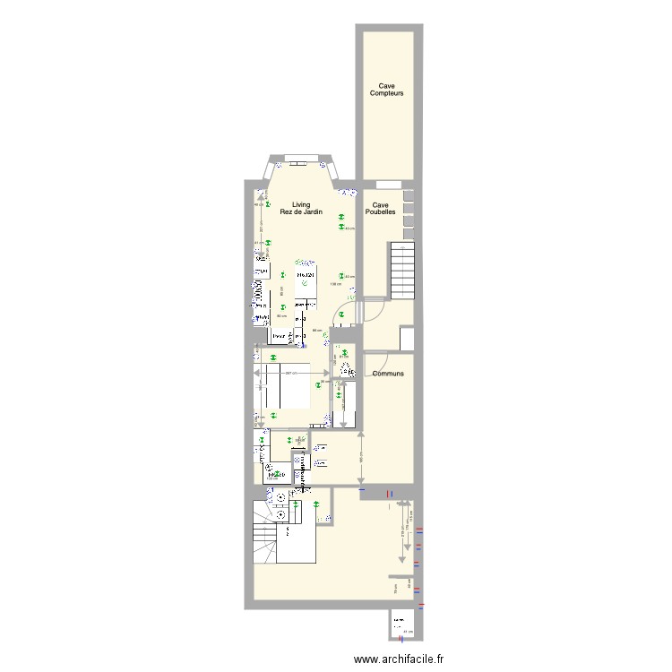 Marie José Rez jardin version studio Darek. Plan de 0 pièce et 0 m2