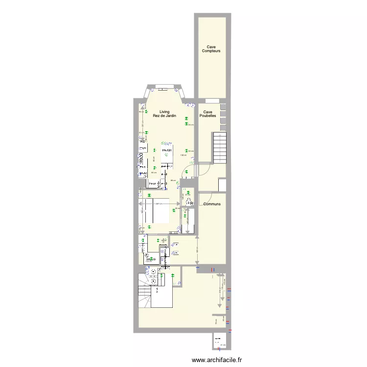 Marie Jos&eacute; Rez jardin version studio Darek. Plan de 0 pièce et 0 m2