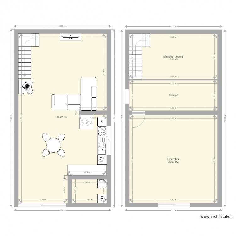 ma partie. Plan de 0 pièce et 0 m2
