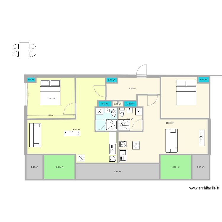 ZN 315 x2 v2. Plan de 0 pièce et 0 m2