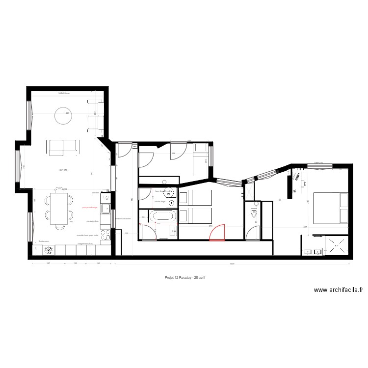 corbaz projet 13. Plan de 0 pièce et 0 m2