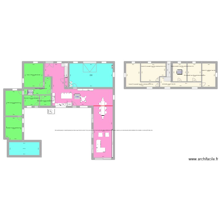 MAISON. Plan de 0 pièce et 0 m2