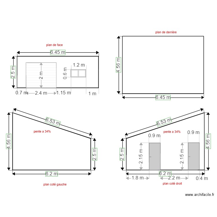 plan garage belin 2. Plan de 0 pièce et 0 m2