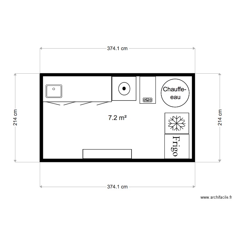 biuanderie. Plan de 0 pièce et 0 m2