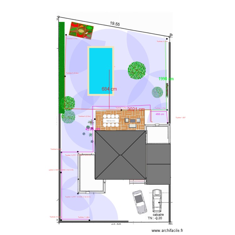 Arrosage V2 . Plan de 0 pièce et 0 m2