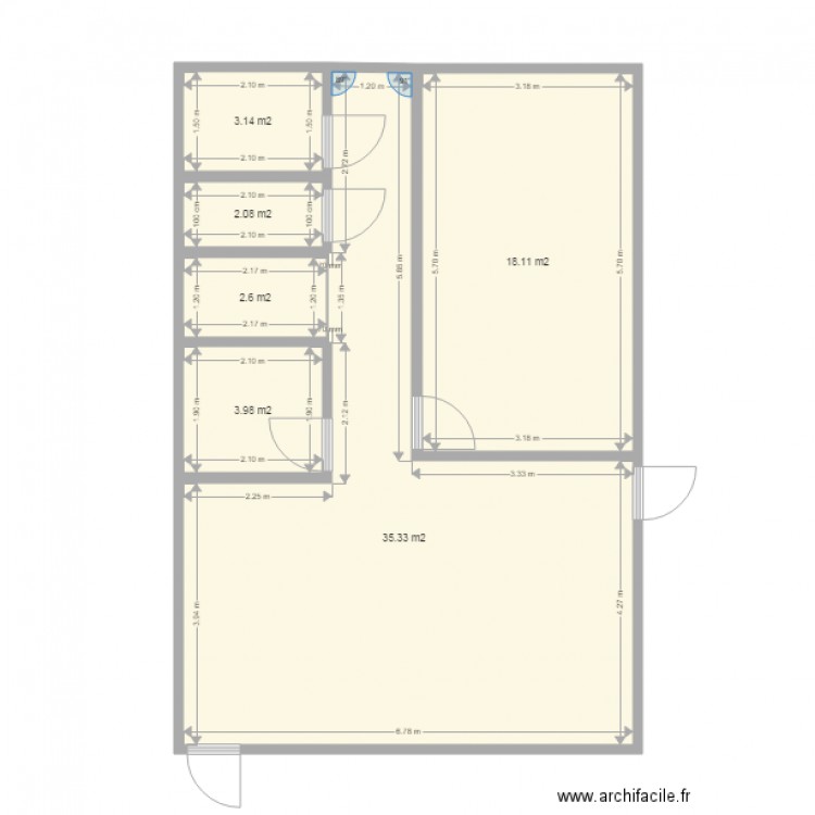 Local atelier. Plan de 0 pièce et 0 m2
