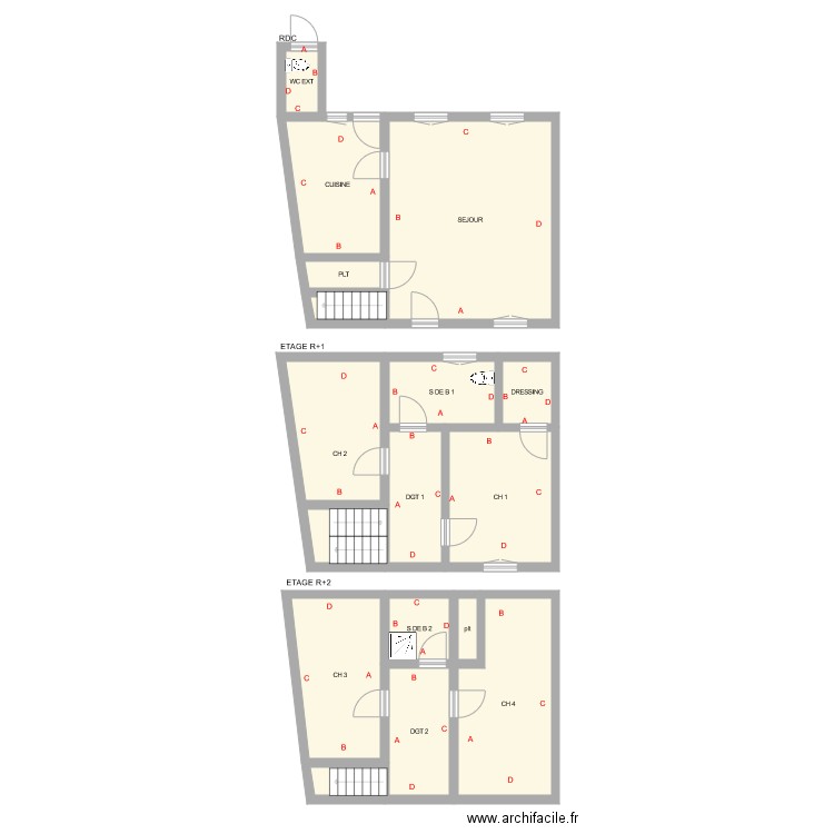 BOWDEN. Plan de 16 pièces et 118 m2
