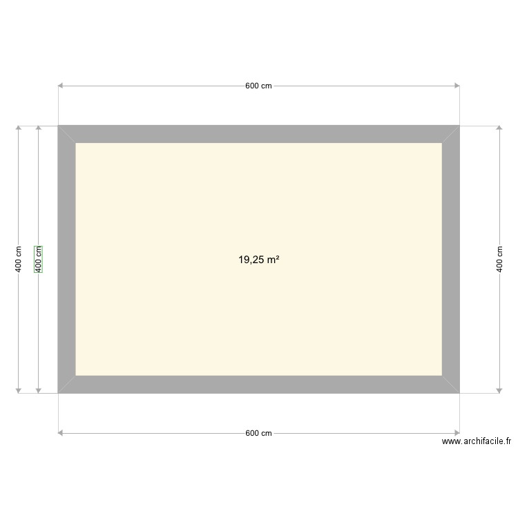 Houseboat 2. Plan de 1 pièce et 19 m2