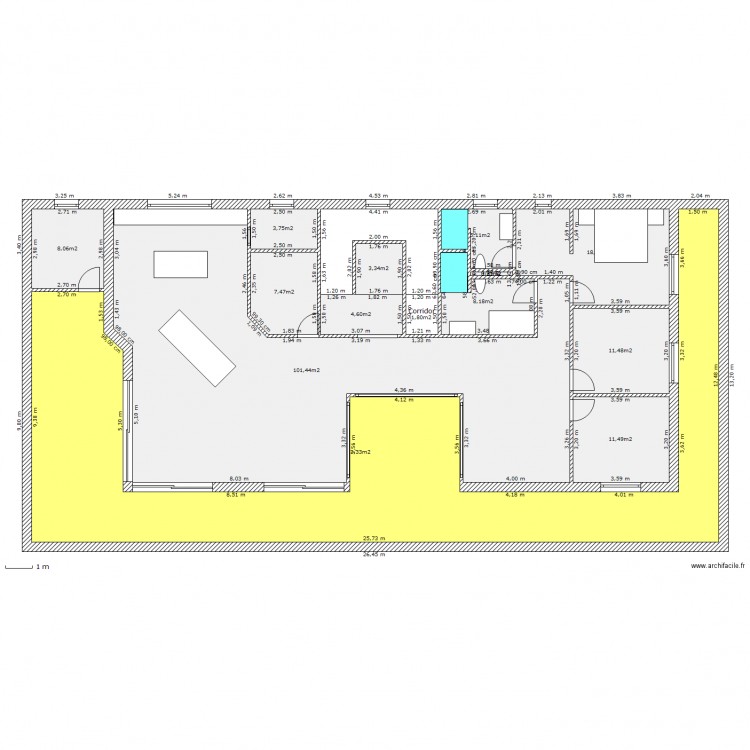 Loveresse attique II. Plan de 0 pièce et 0 m2