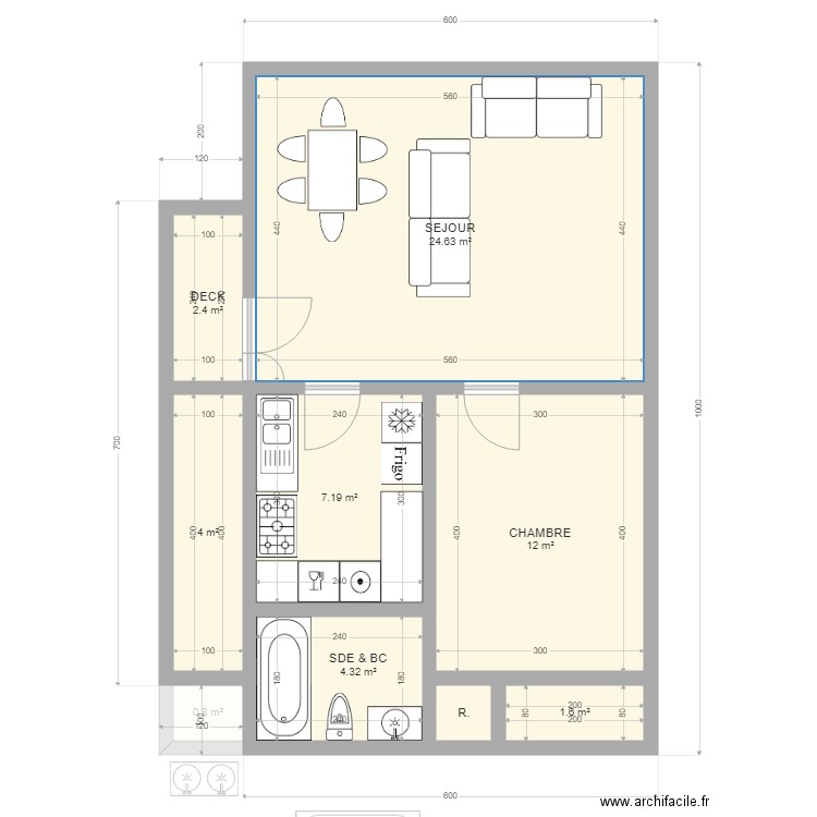 TERMINUS ANGLE. Plan de 0 pièce et 0 m2