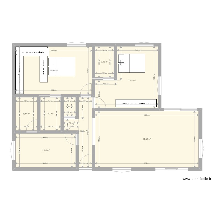 maison3. Plan de 0 pièce et 0 m2