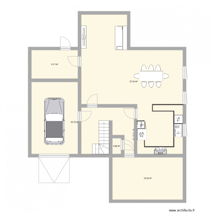 Maison étage 1. Plan de 0 pièce et 0 m2
