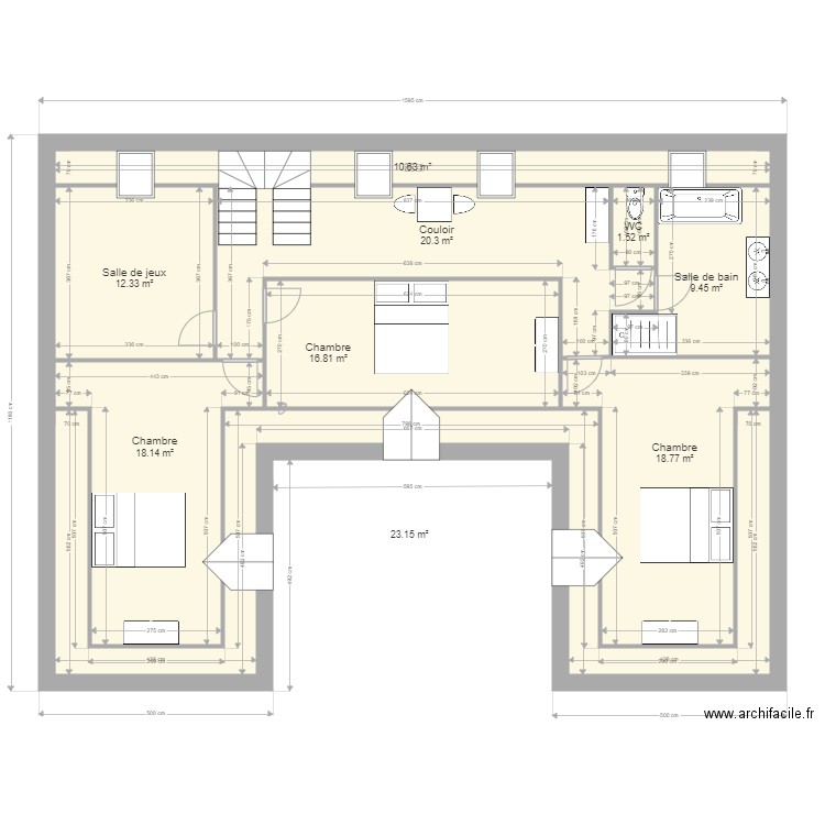 carlier ETAGE. Plan de 0 pièce et 0 m2