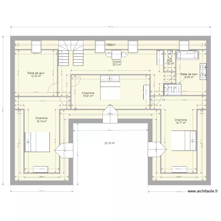 carlier ETAGE. Plan de 