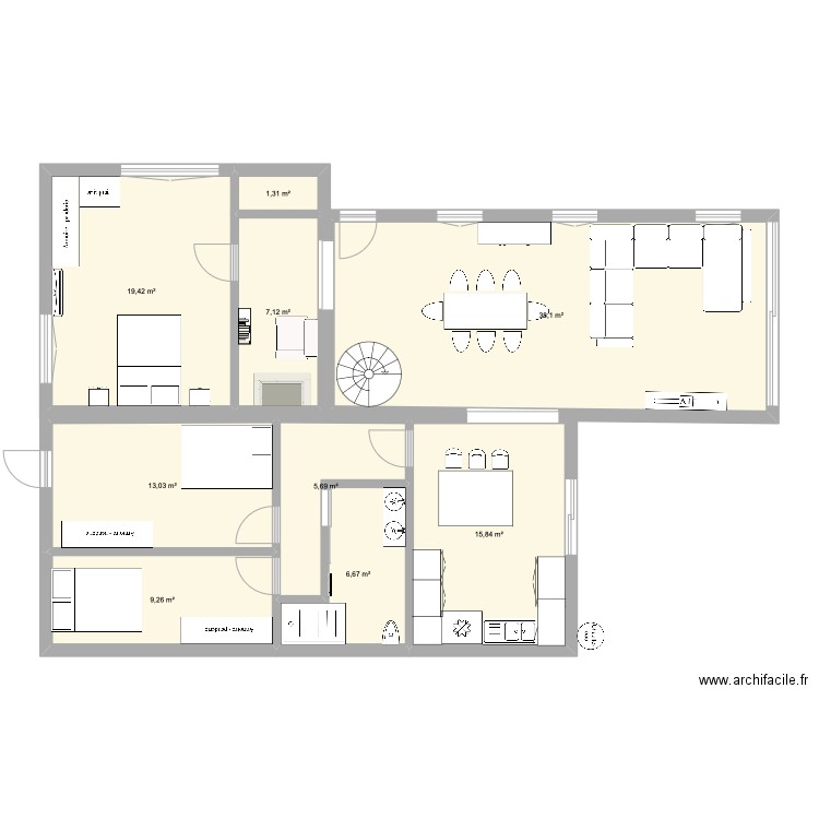Plan Maison V3. Plan de 0 pièce et 0 m2
