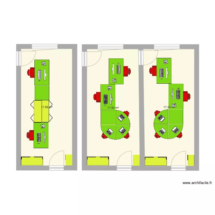 BUREAU 6. Plan de 