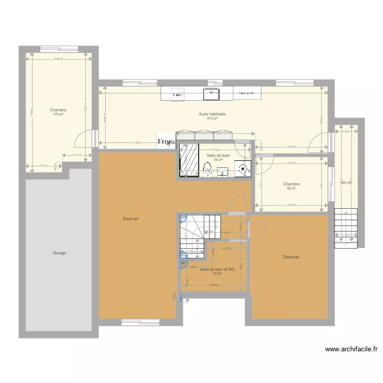 Plan appartement. Plan de 