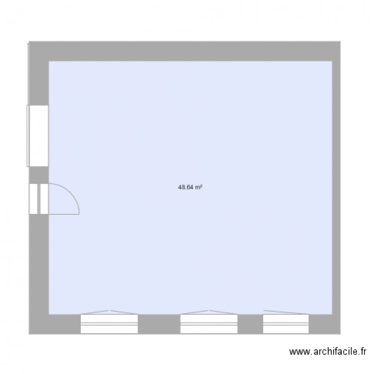 fenêtre. Plan de 0 pièce et 0 m2