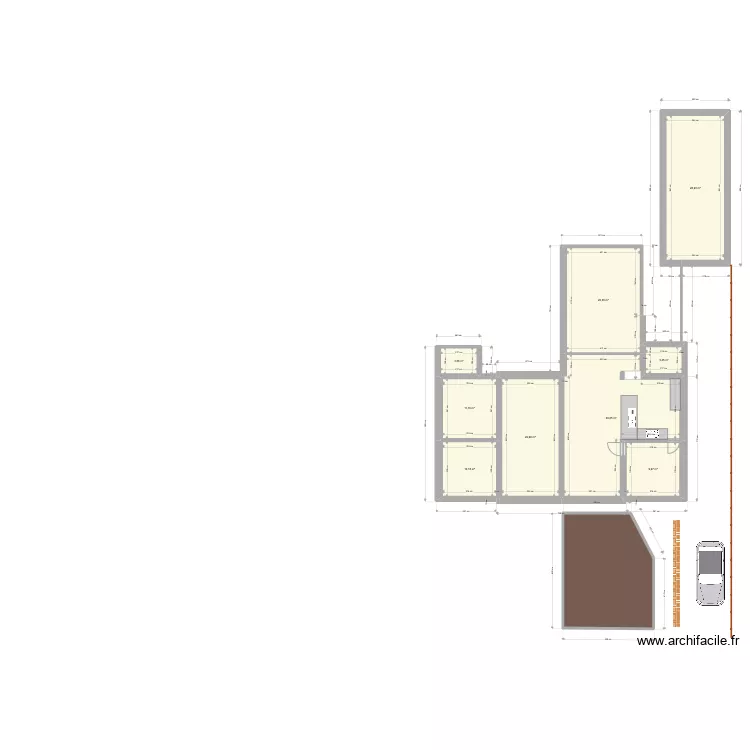 global avec garage 2. Plan de 
